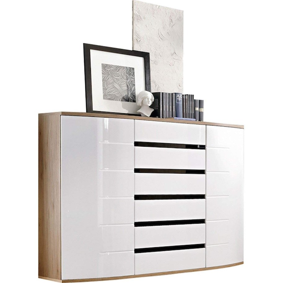 Комод Орландо - Ремо / белый глянец