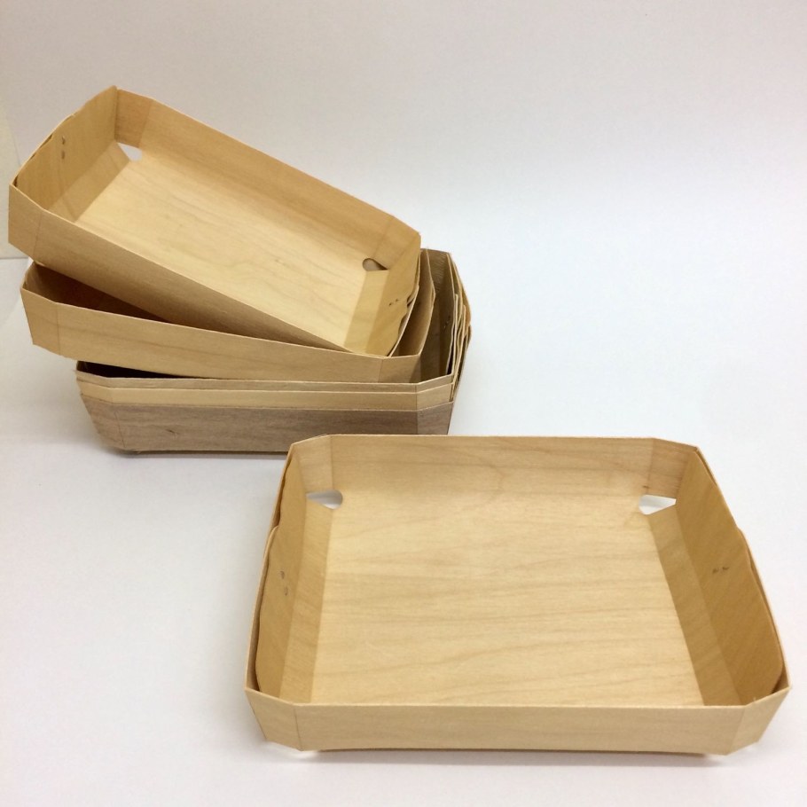 Корзинки из шпона