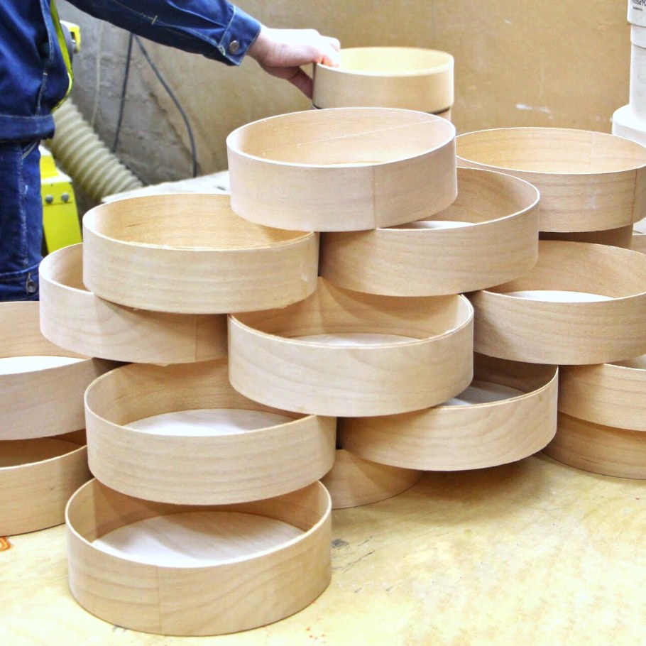 Коробочки из шпона