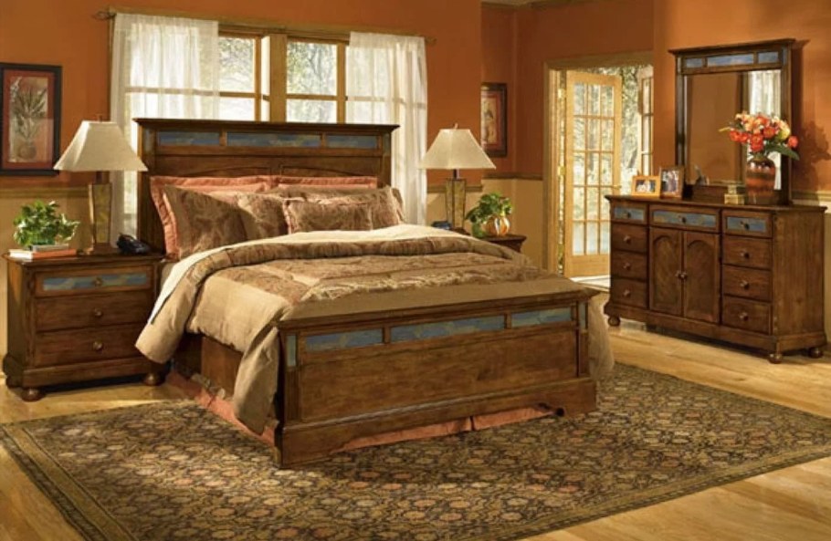 Мебель для спальни в деревенском стиле