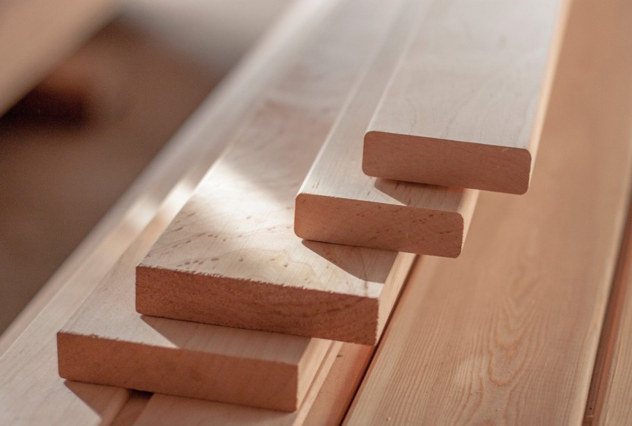 Полок из ольхи для бани