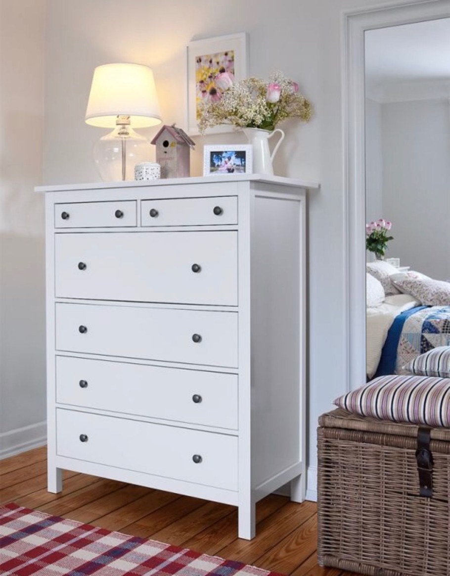 Комод икеа белый ХЕМНЭС