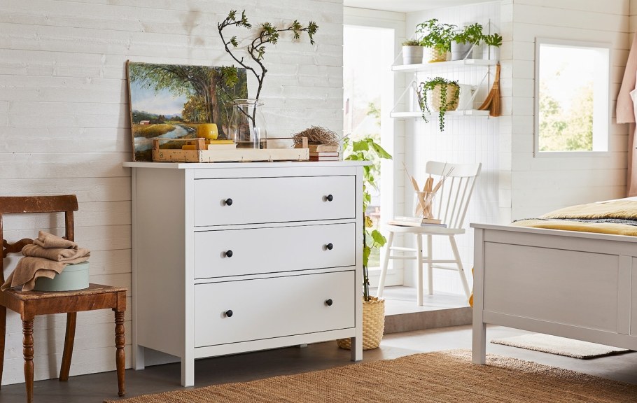 Комод икеа белый ХЕМНЭС