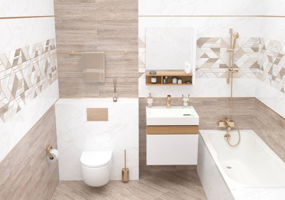 Esprit Calacatta wt9esr00 плитка настенная 250 500 9