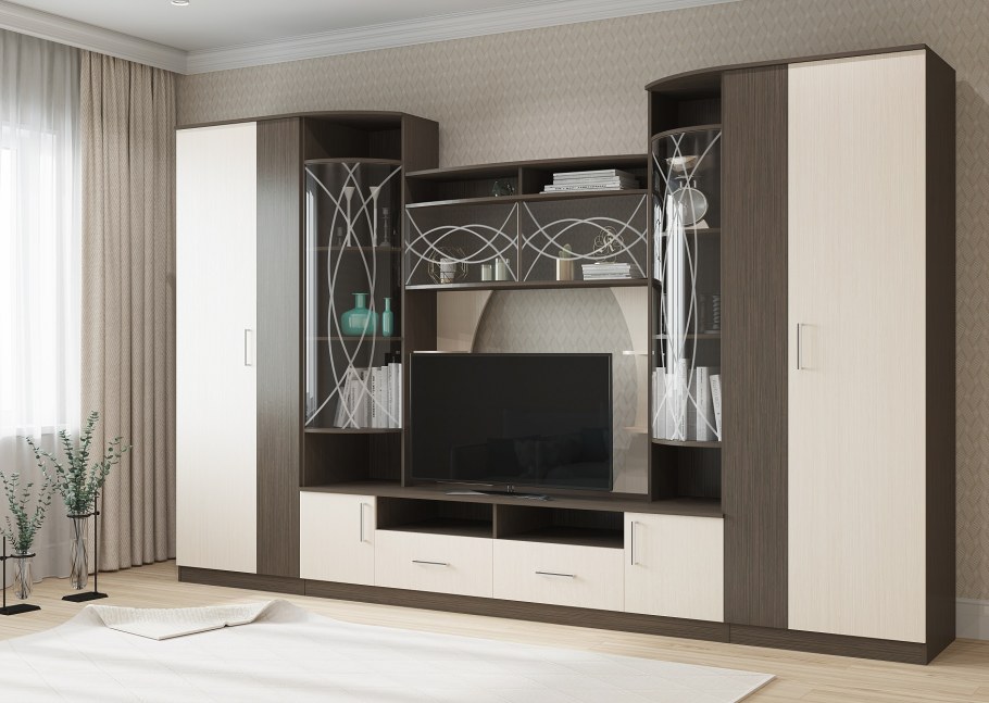 Гостиная Атланта (венге/дуб)