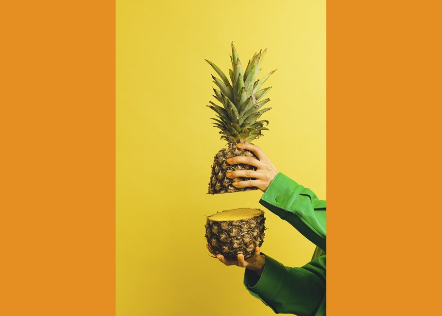 Эмоциональная реклама ананасов