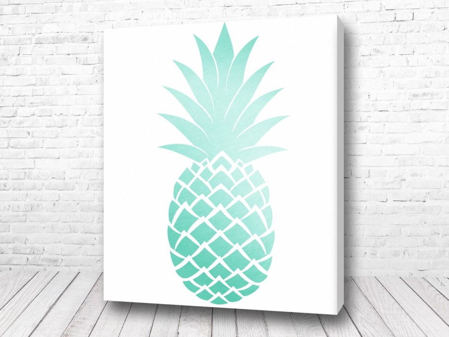 Постеры с ананасом в интерьере