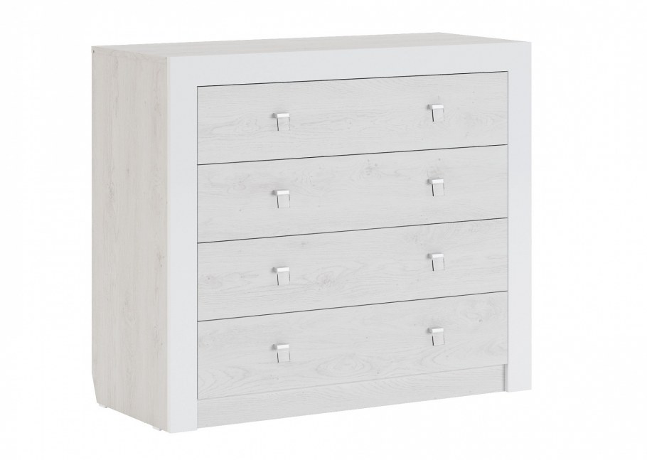 Комод Амели белый глянец