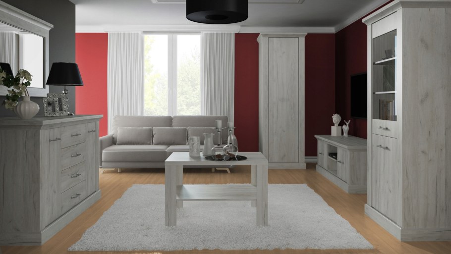 Дуб крафт белый ЛДСП мебель