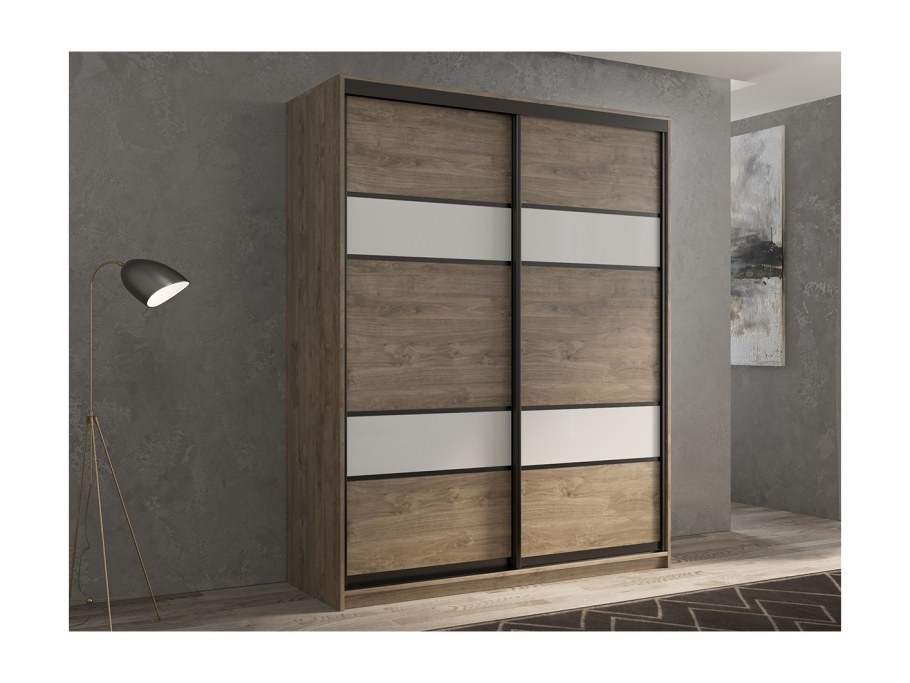 РВ-мебель шкаф-купе 3-х дверный Кааппи 180х60 см (белый бриллиант)