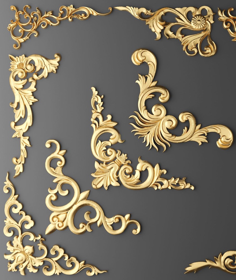 Картуш Барокко 3d