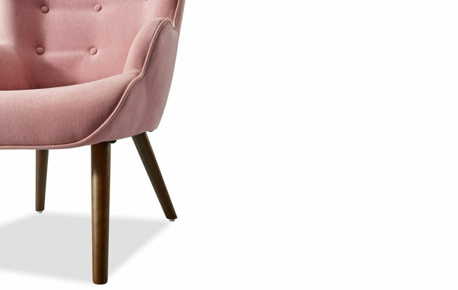 Кресло Hygge, коралловый/орех