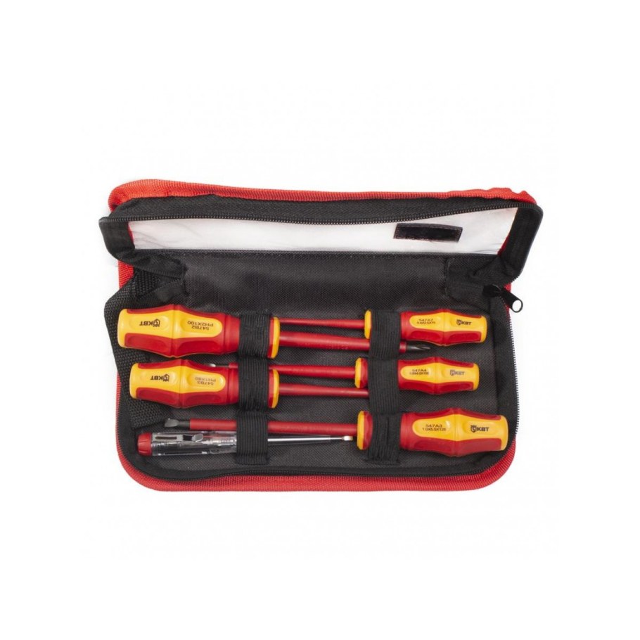 Набор диэлектрических отверток профи НИО-06 (КВТ)