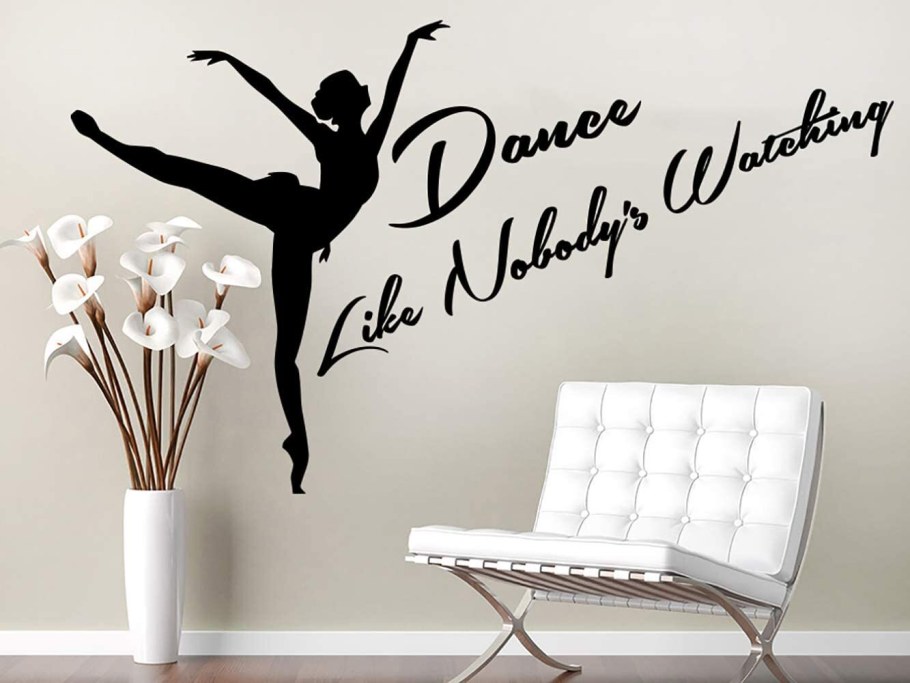 Наклейка интерьерная "балет"