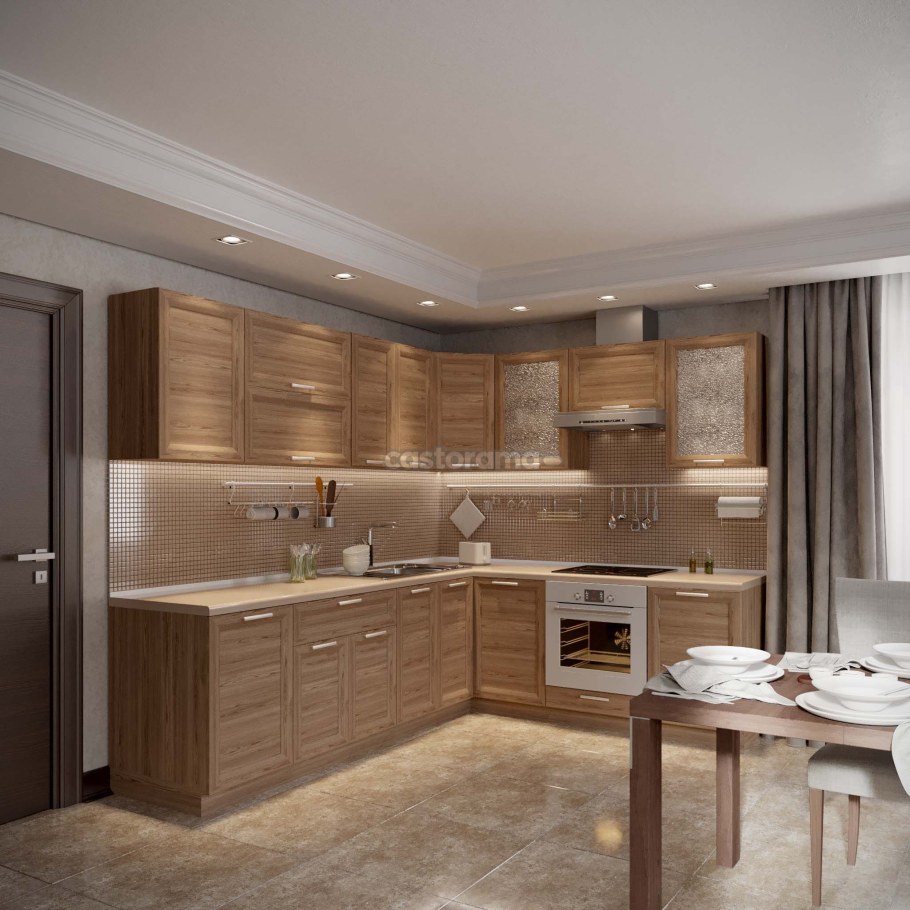 Кухня дуб Родос касторама