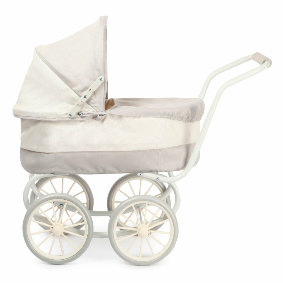 Коляска Demi Star ретро Lux бежевый