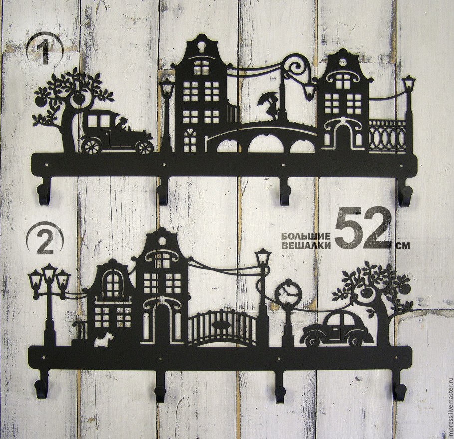 Ключница из металла лазером