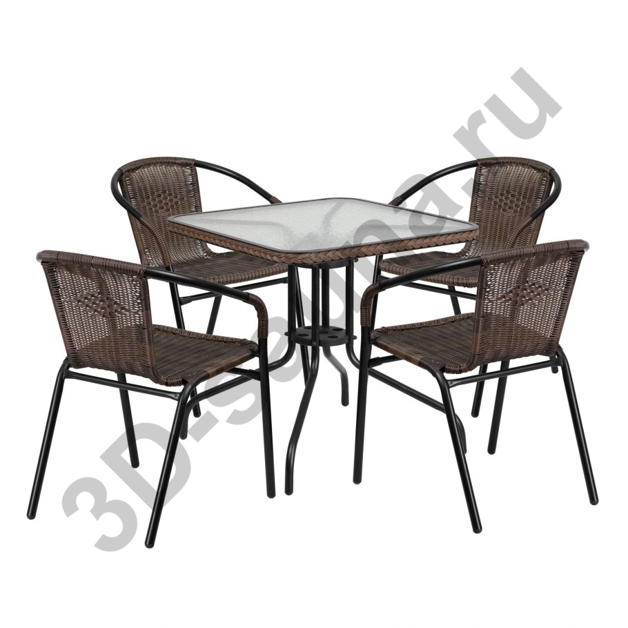 Стул Асоль TLH-037br2 Brown