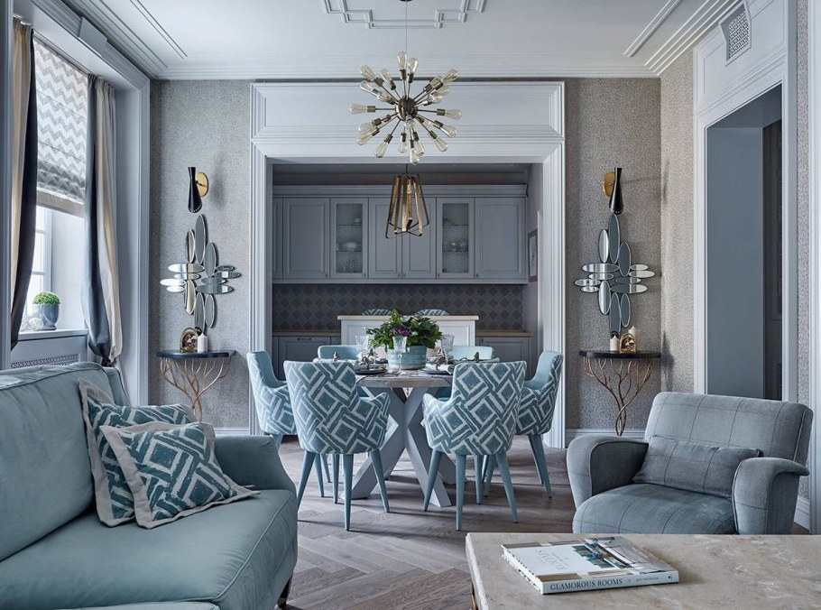 Сара Ричардсон гостиная голубая
