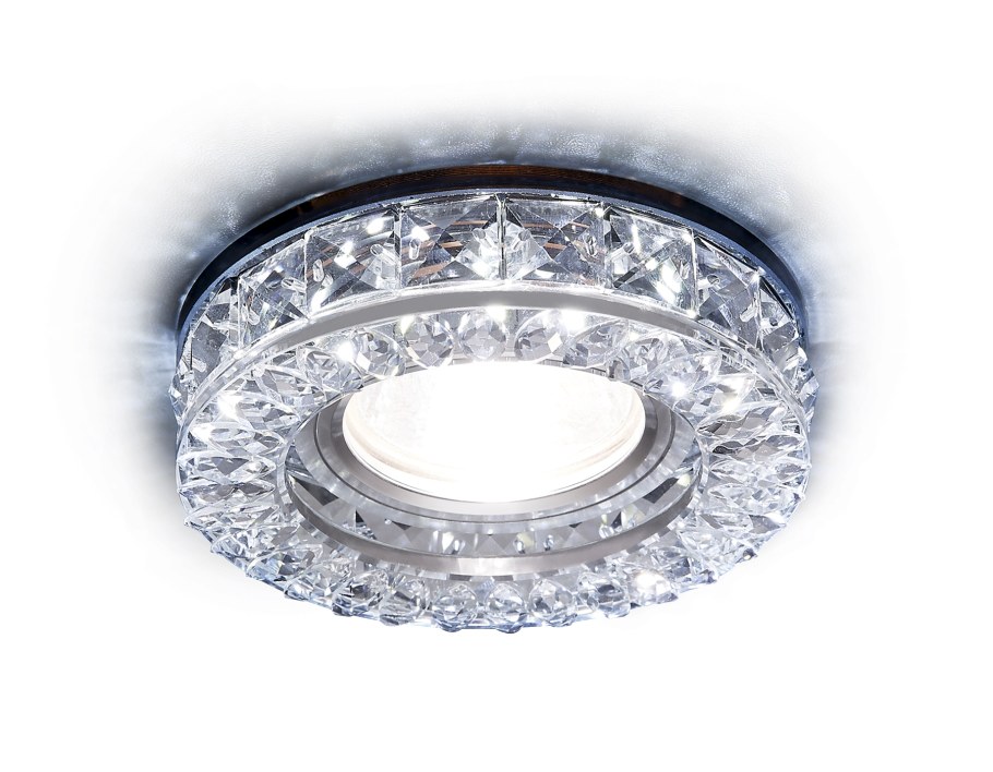 Встраиваемый светильник Ambrella Light s241 Ch, хром/прозрачный