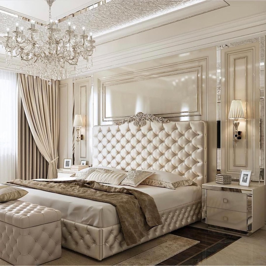 Спальня в современной классике