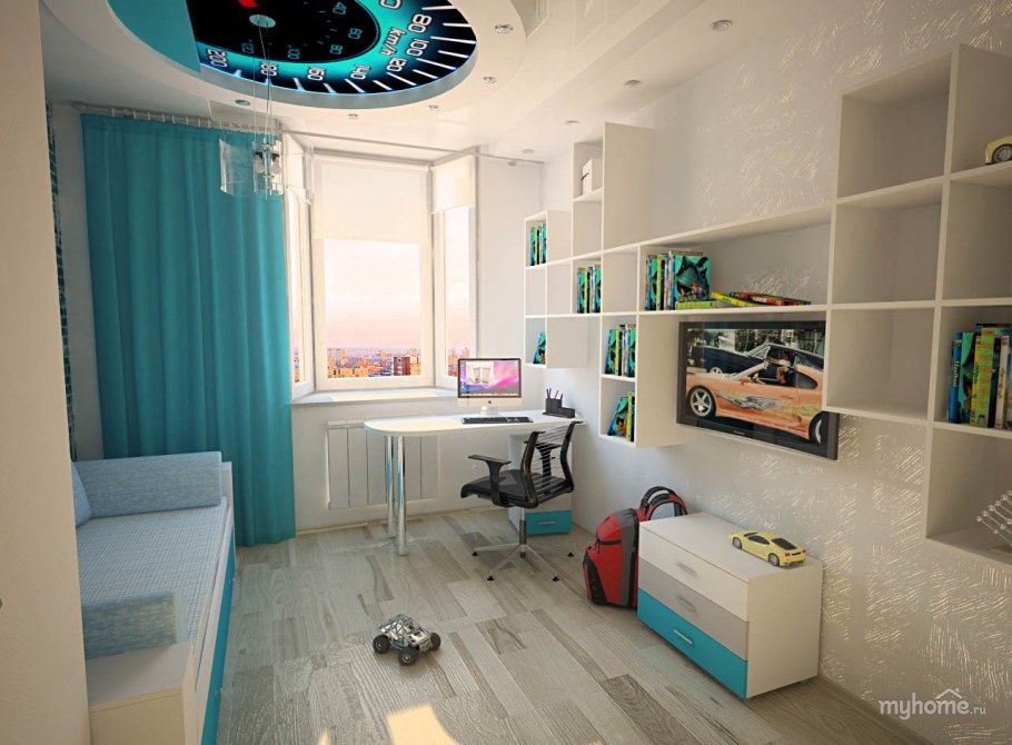 Детская комната для мальчика в хрущевке
