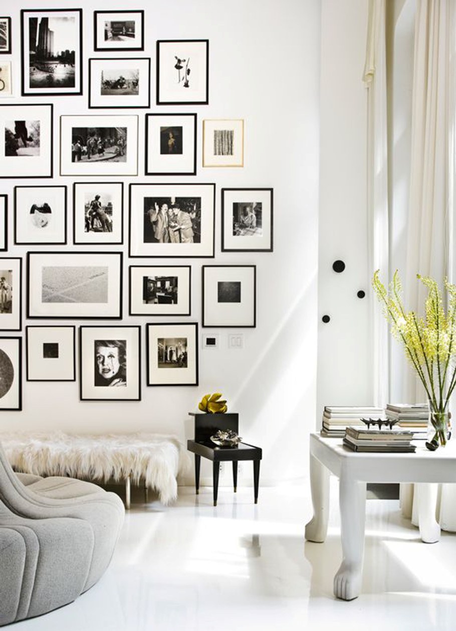 Фоторамки в интерьере