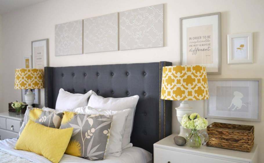 Декорирование изголовья кровати