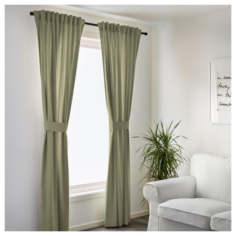 Шторы БЛЕКВИВА икеа