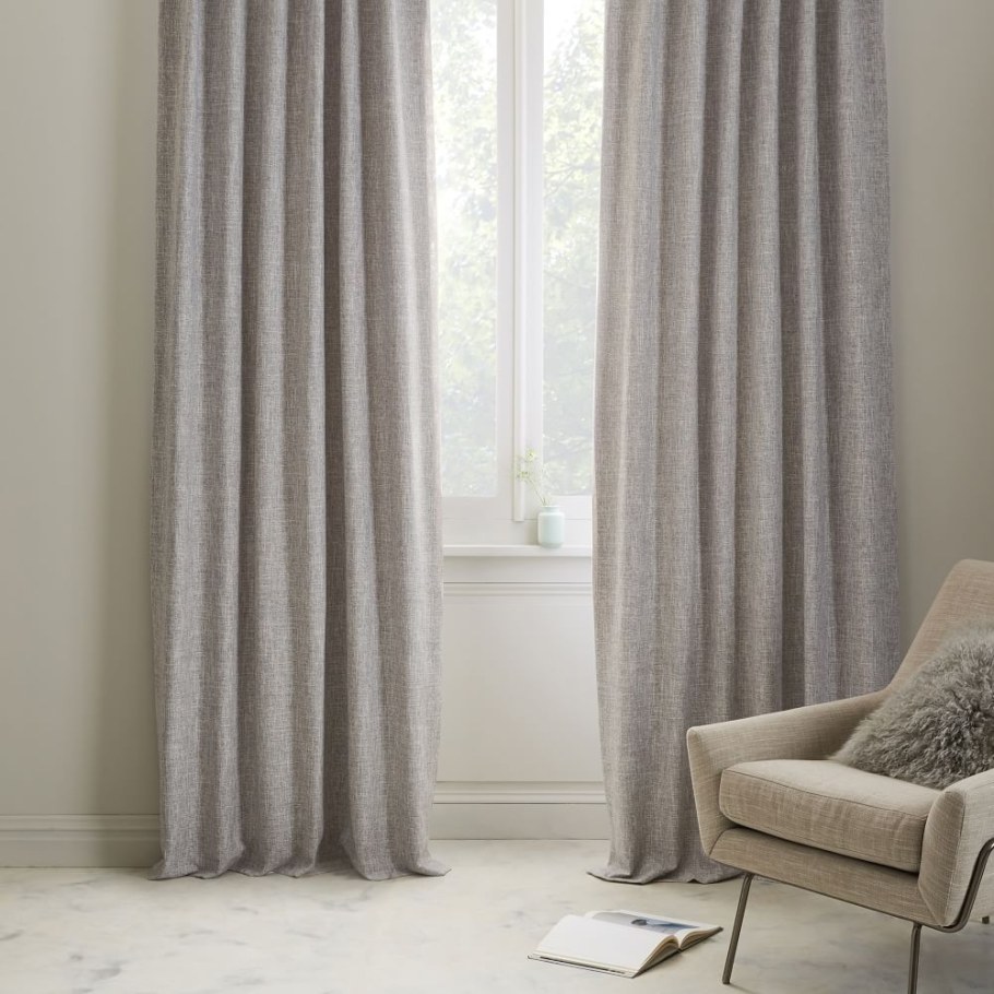 Crossweave Belgian Flax Curtain