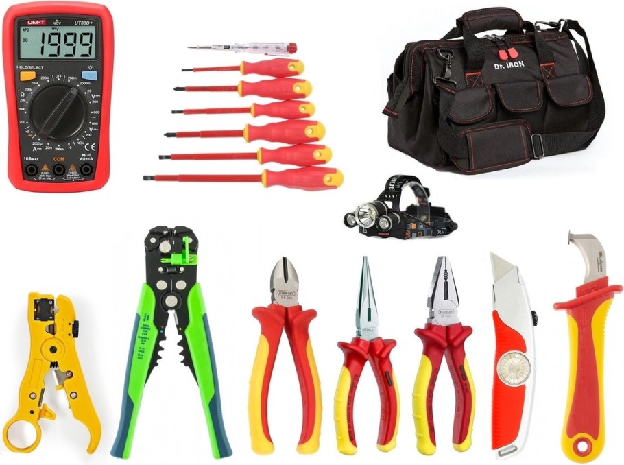 Набор электрика вип Тулс диэлектрический