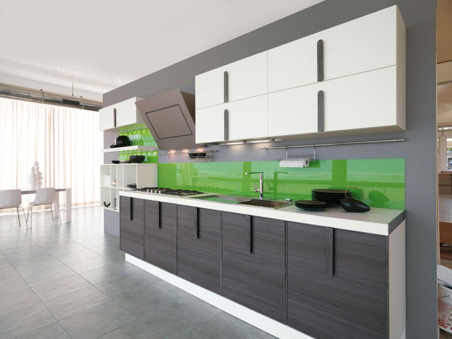 Кухонный гарнитур стильный современный