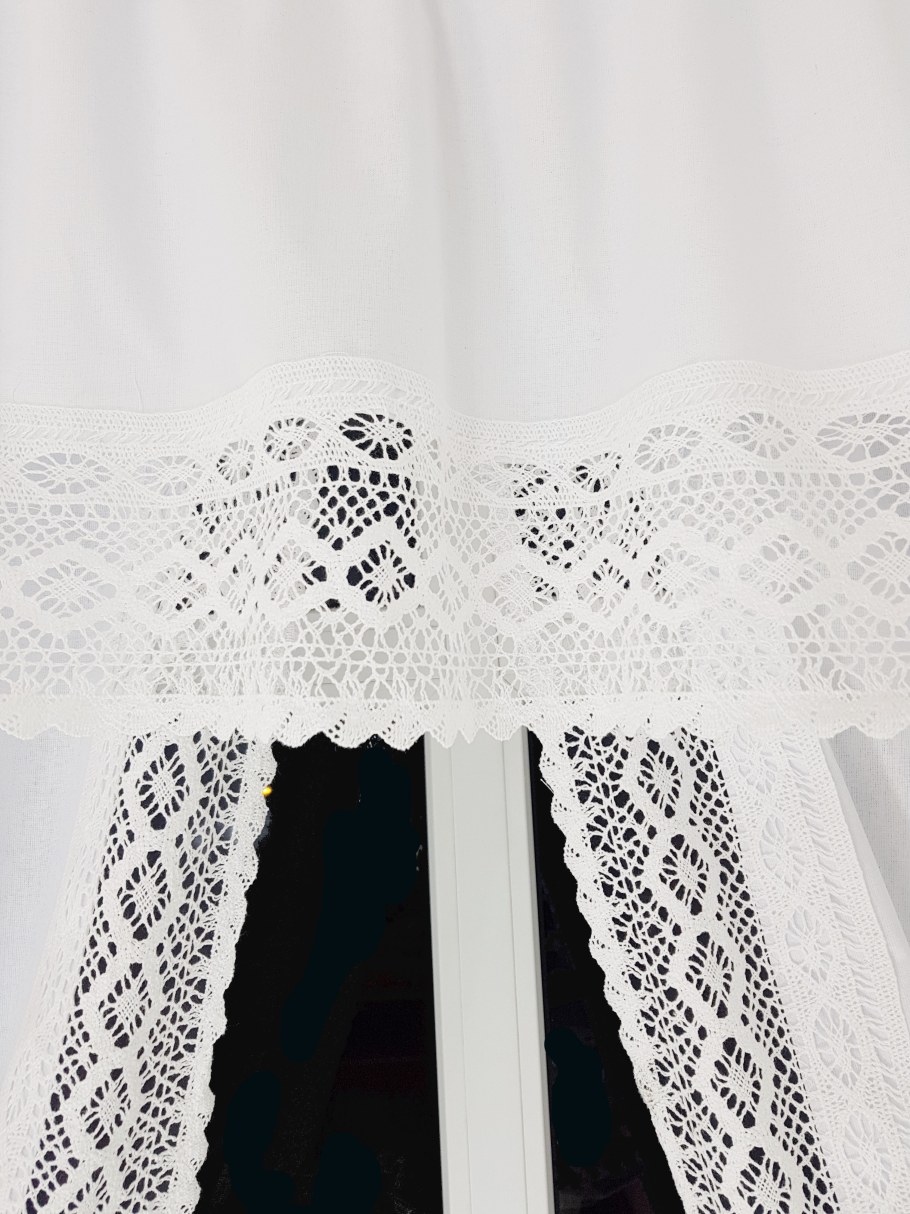 Кружевные занавески в коляску