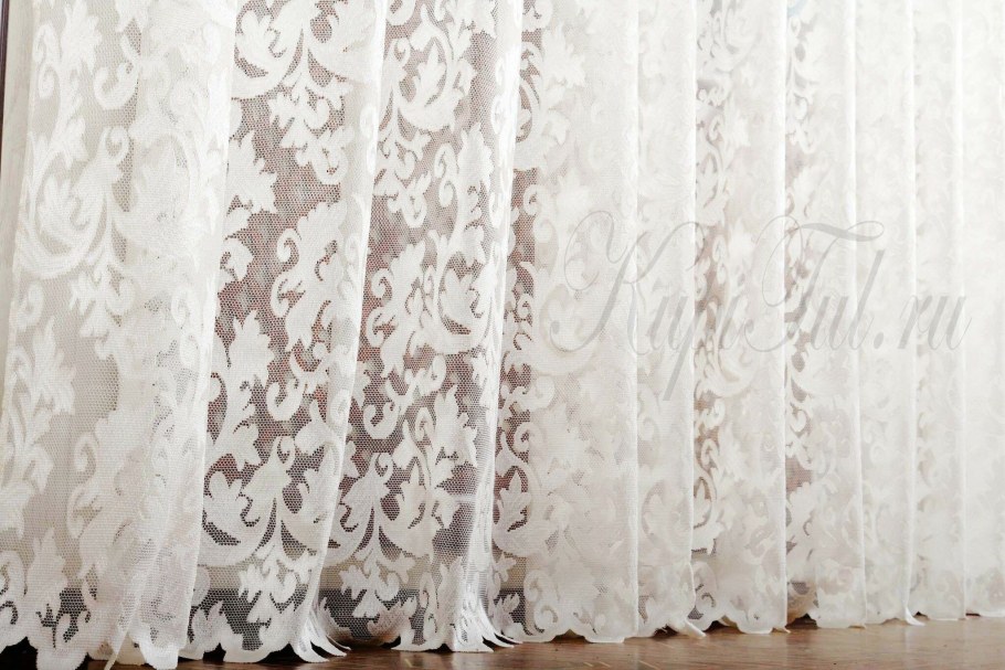 Портьера жаккард крем 200*260