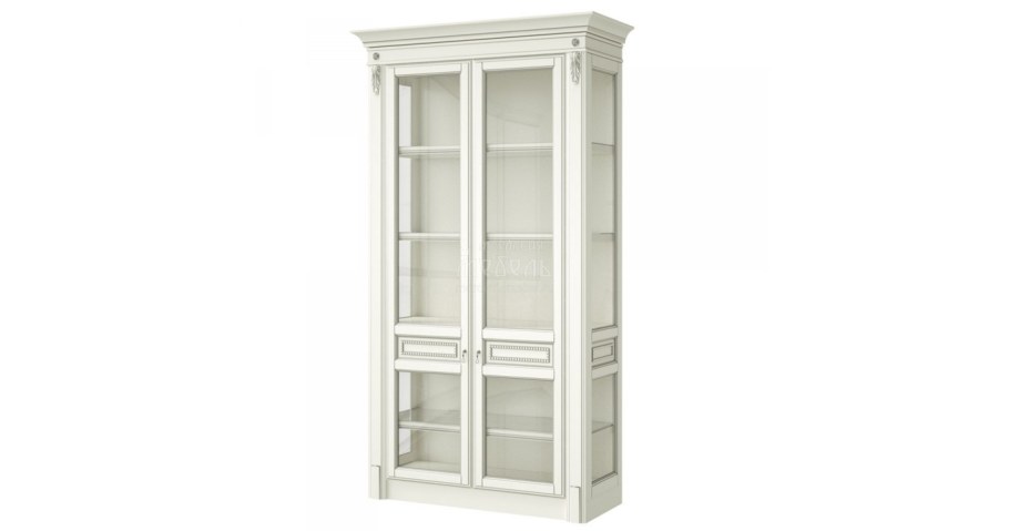 Шкаф-витрина Emiliya ясень патина