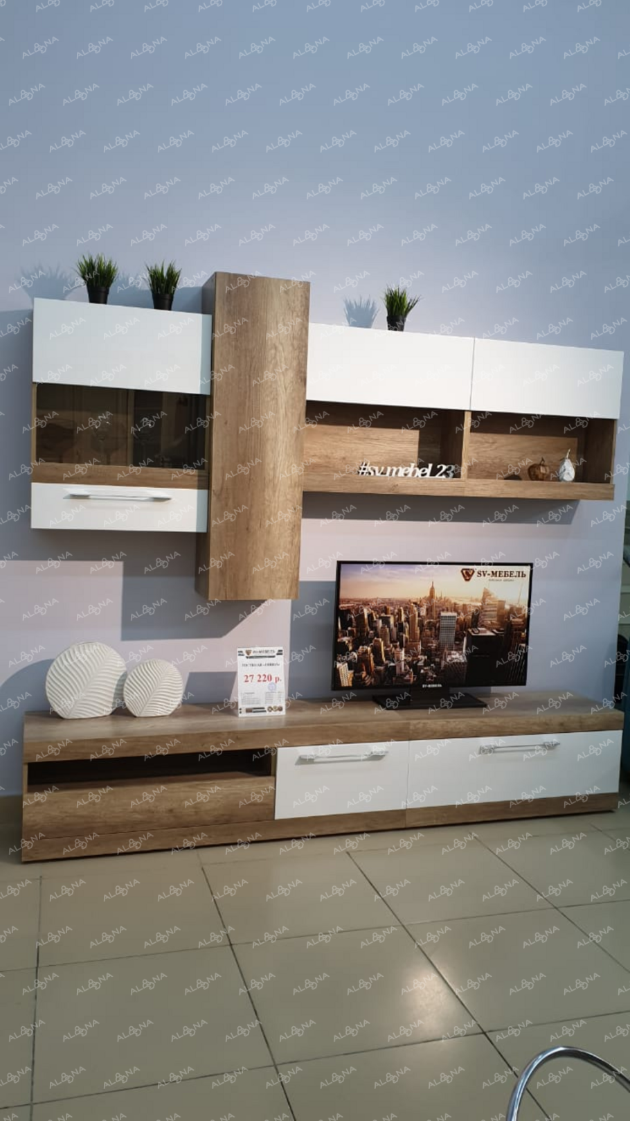 Модульная стенка Ницца SV мебель