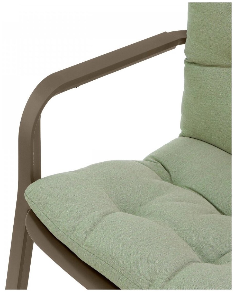 Кресло Nardi Folio с подушкой табак, зелёный
