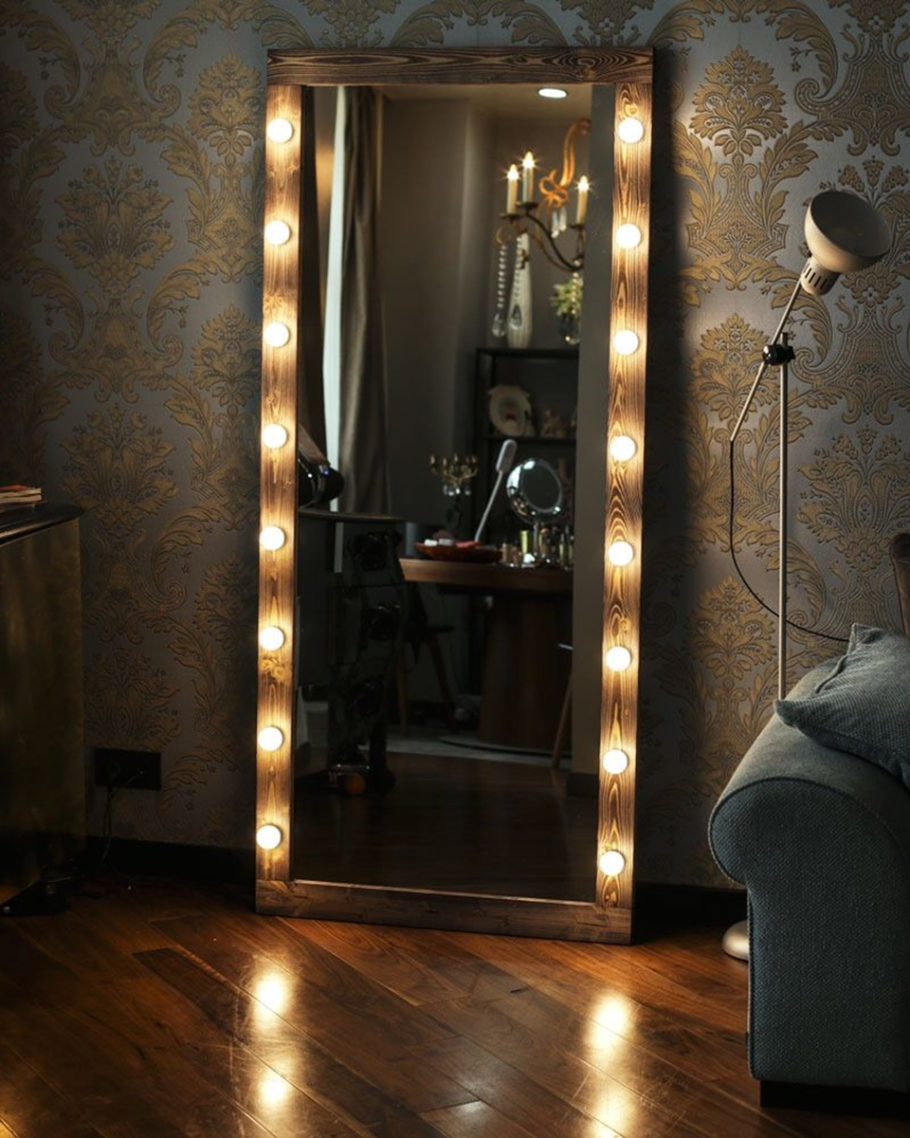 Зеркало гримерное напольное 170