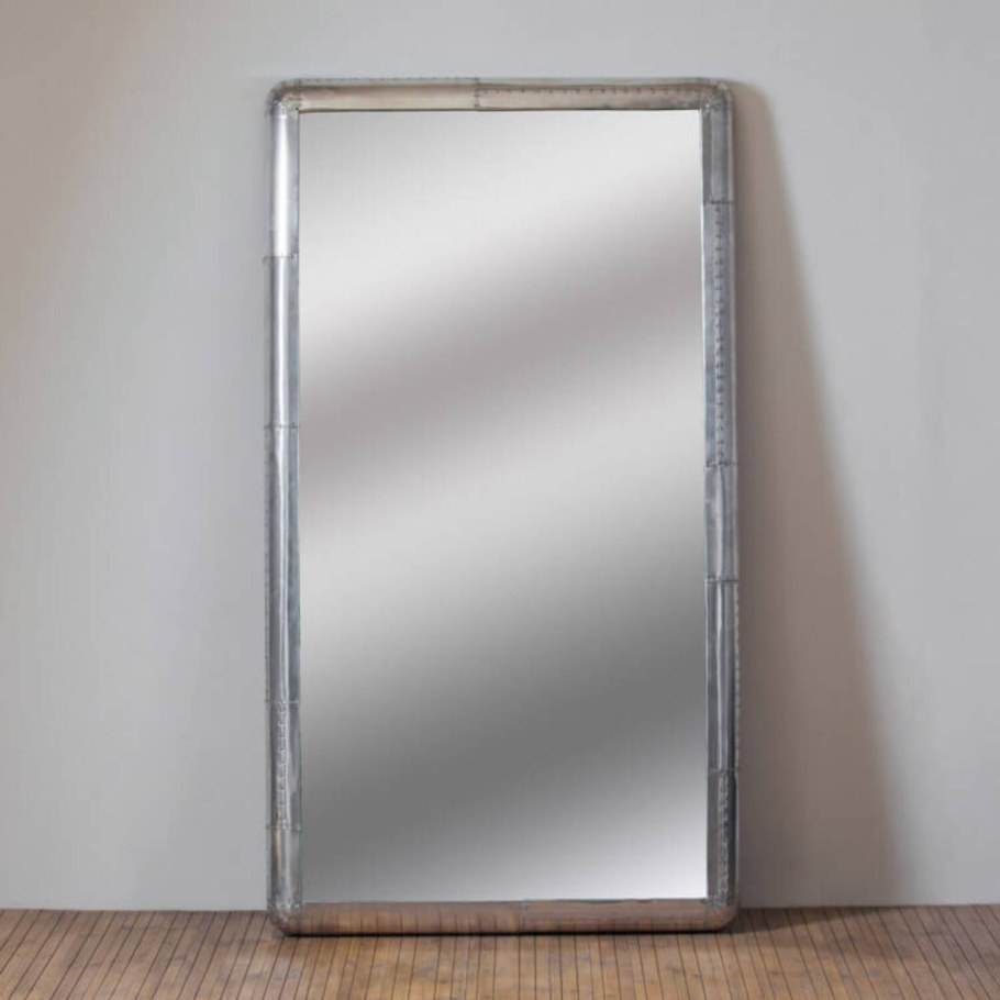 Зеркало 160х60 в черном тонком багете