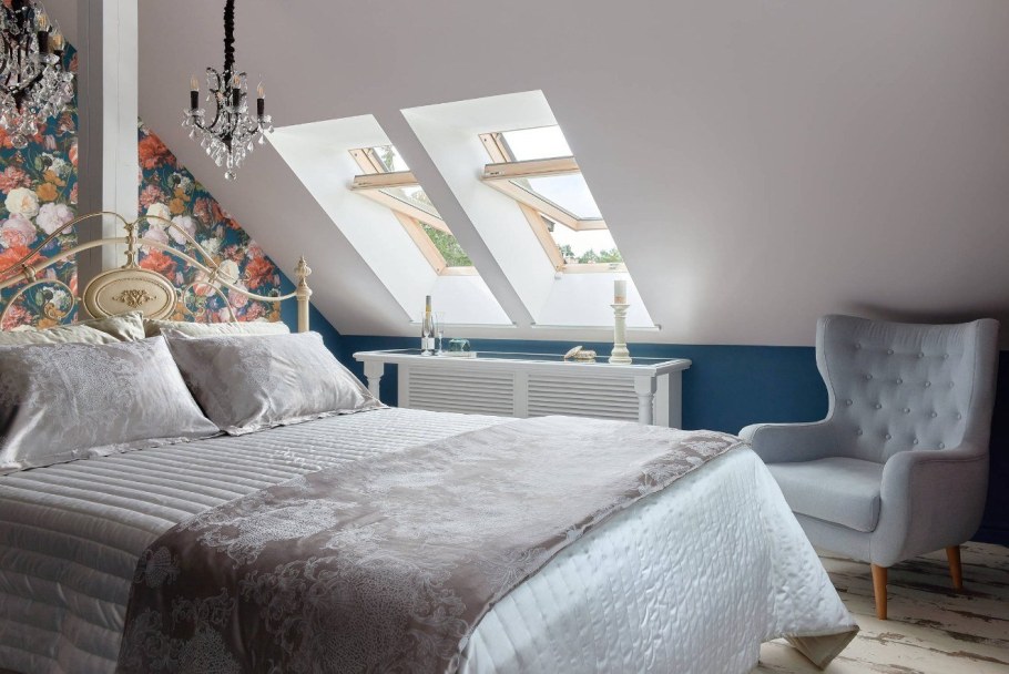 Спальня на мансарде