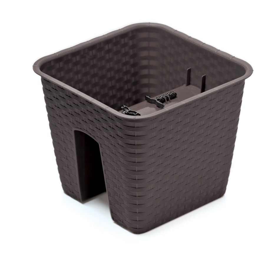 Ротанг кашпо на перила 12л. (М3227)