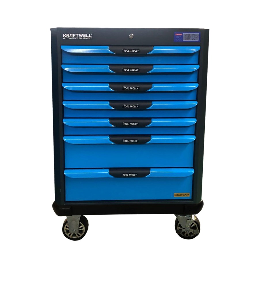 Тележка инструментальная с инструментом KRAFTWELL KRW-TTG+set250