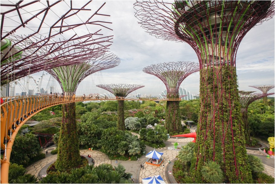 Футуристический парк «сады у залива», Сингапур