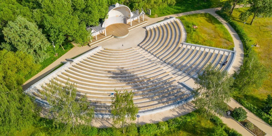 Парк Яуза амфитеатр Певческое поле
