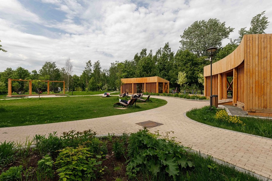 Павильон коворкинг в парке 50 летия октября