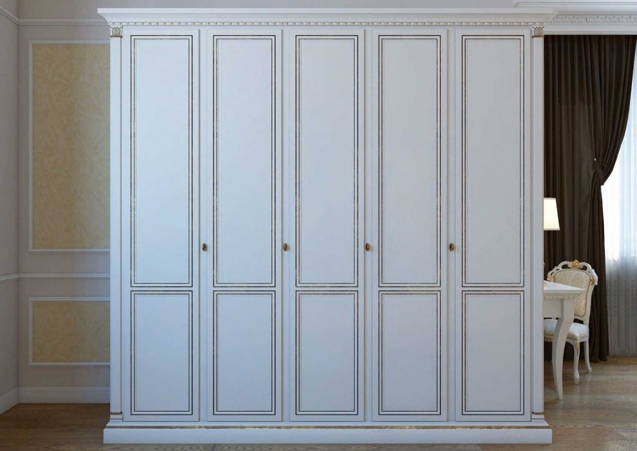 Шкаф Carmen 5 ти дверный белый