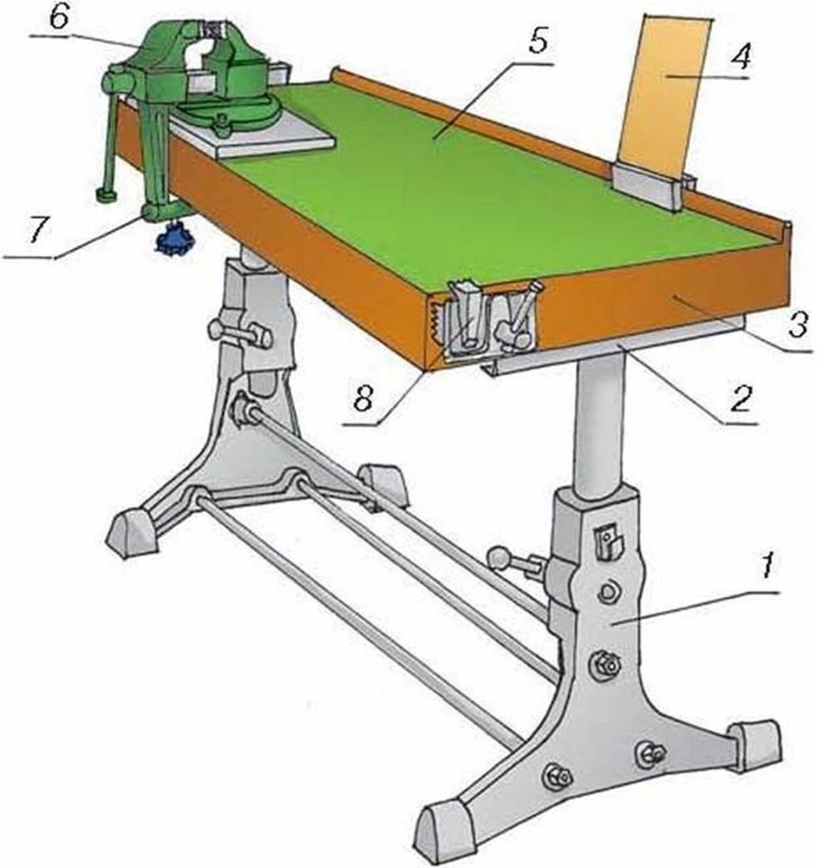Стол верстак универсальный УСВ-М