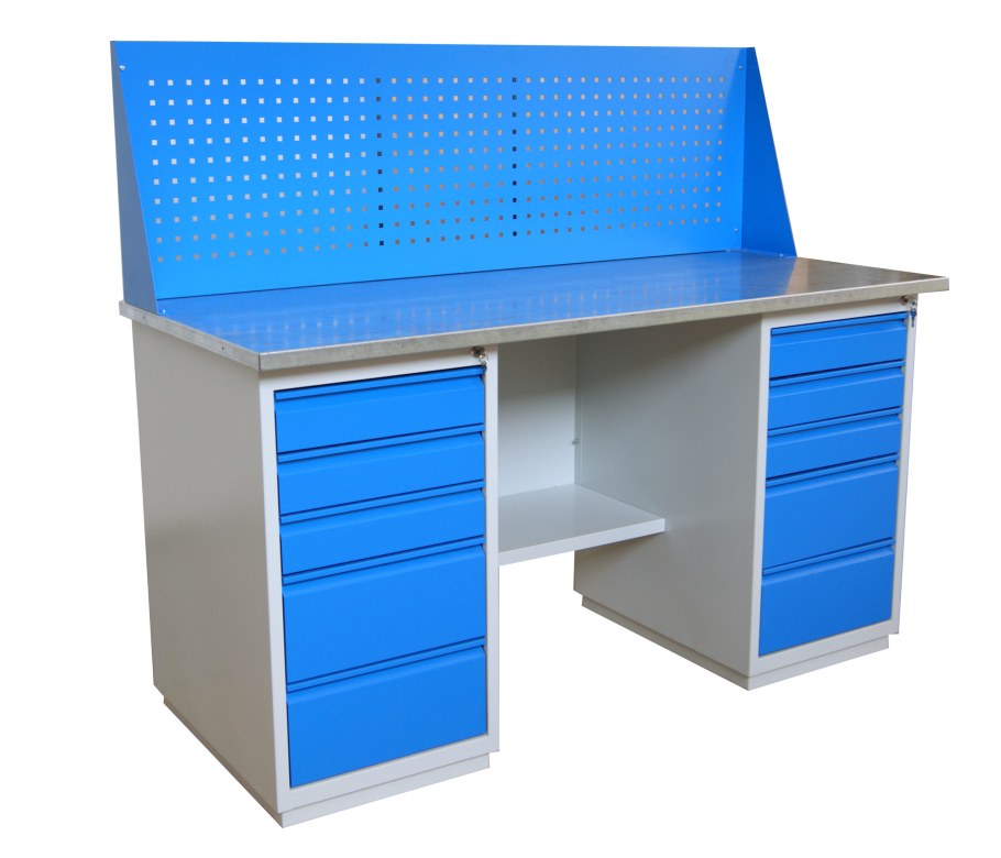 Верстак двухтумбовый вс-1800/т2/т2