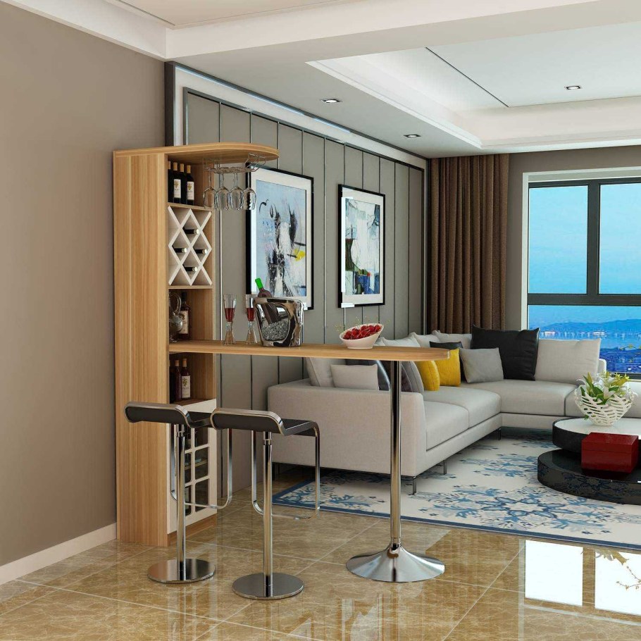 Барная стойка в гостиной