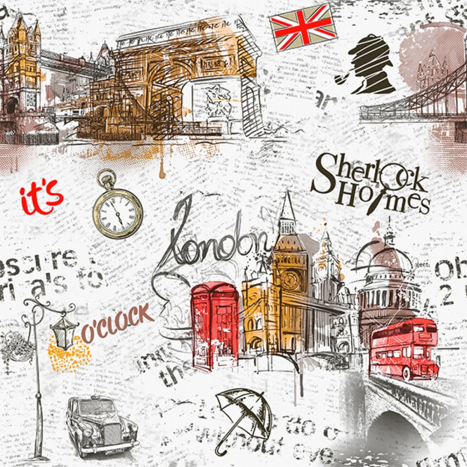 Обои бумажные Лондон